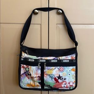 LeSportsac printed shoulder bag.